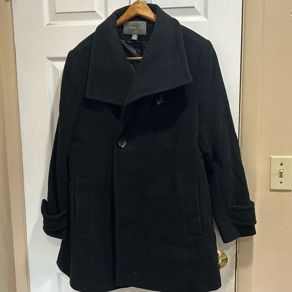 Woman’s XL Peacoat Gently used